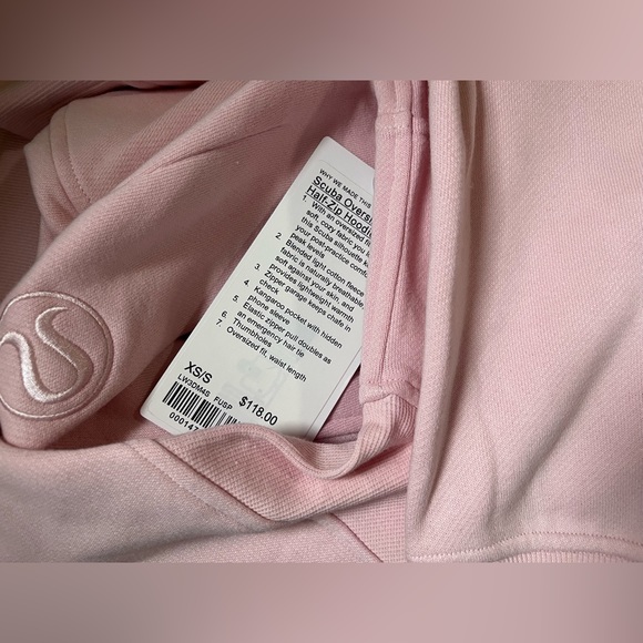 🦄Lululemon Scuba Half Zip, Flush PINK🌸 - Picture 5 of 6